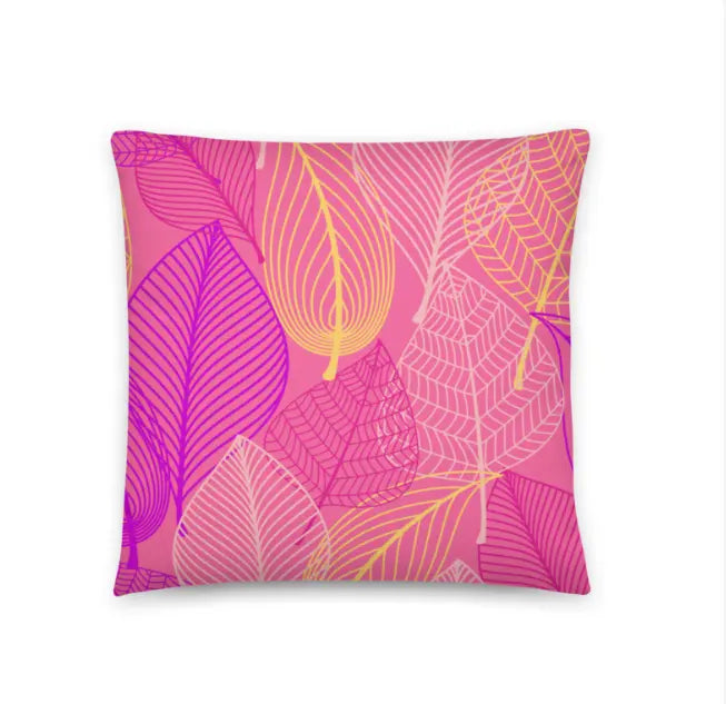 Pink & Yellow Throw Decor Pillow Elevated Love Source