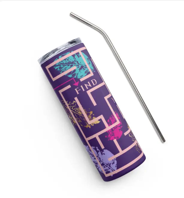 Purple Stainless Steel Tumbler Elevated Love Source