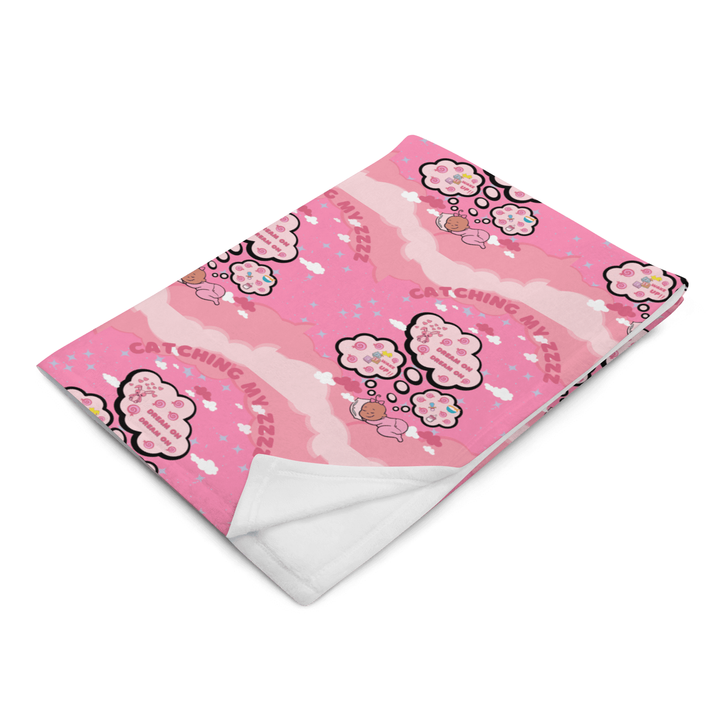 Baby Girl Pink Throw Blanket