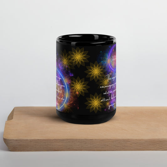 11:11 Earthy Black Wishful Mug Elevated Love Source™